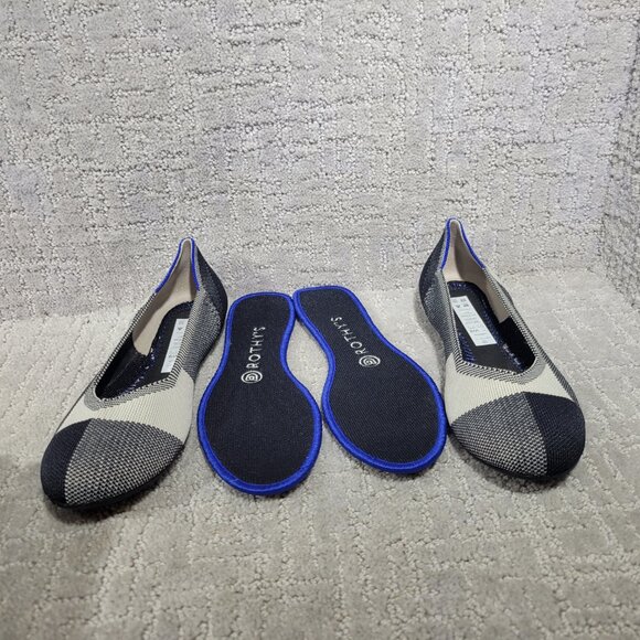 Rothy’s The Flat Cap Toe Black Slip On Round Toe Shoes Women's Size US 8, 9 - Picture 10 of 11